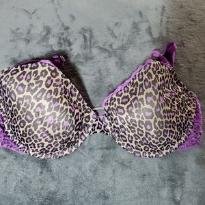Victoria's Secret leopard push up bra 36D